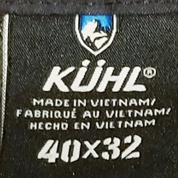 Kuhl Transcendr Pants Men's Size 40x32 Gray Hiking Stretch Chino Zip Pockets - Picture 5 of 6